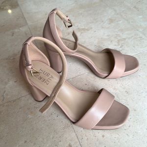 Naturalizer Nude Heel / Platform Sandals